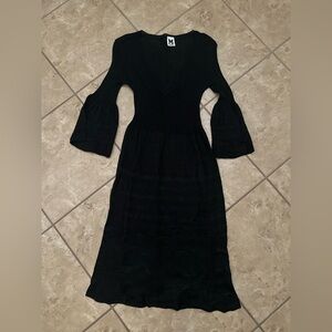 MISSONI BLACK WOOL KNIT DRESS